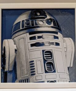 HueForge portrait of R2-D2