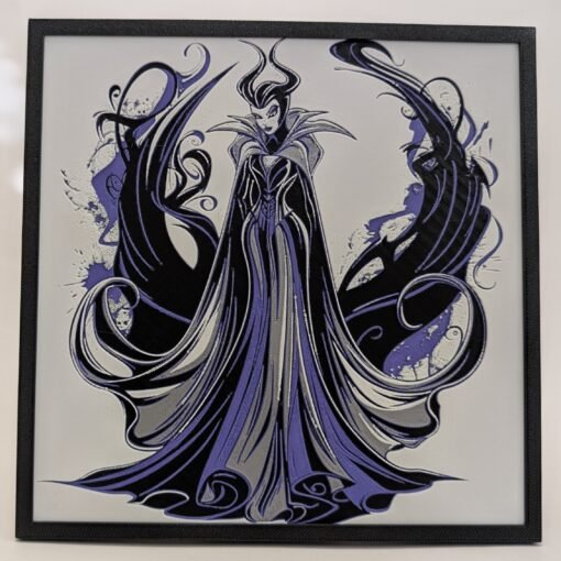 Maleficent - HueForge 3D Print