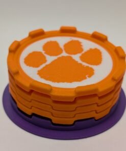 Clemson Tiger Stackable Coasters